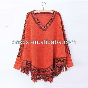13STC5543 women ponchos pullover 2013 knit sweater poncho